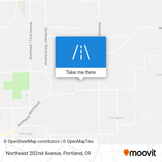 Mapa de Northeast 202nd Avenue