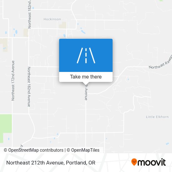 Mapa de Northeast 212th Avenue
