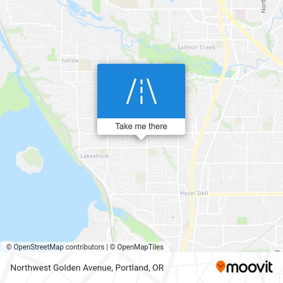 Northwest Golden Avenue map
