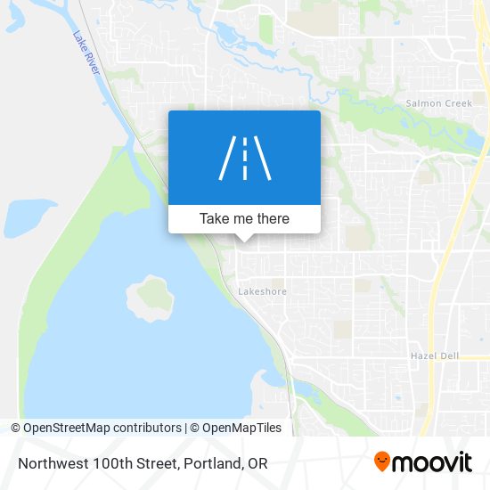 Northwest 100th Street map