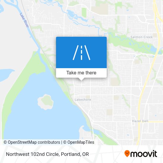 Northwest 102nd Circle map