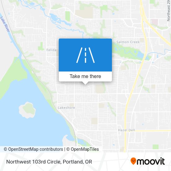 Mapa de Northwest 103rd Circle