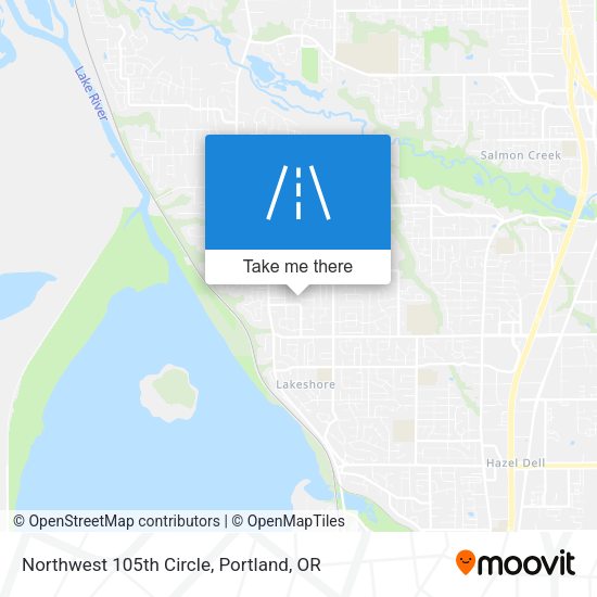 Mapa de Northwest 105th Circle