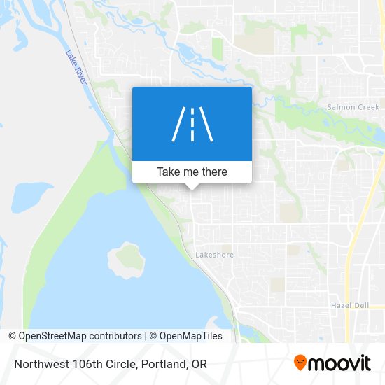 Mapa de Northwest 106th Circle