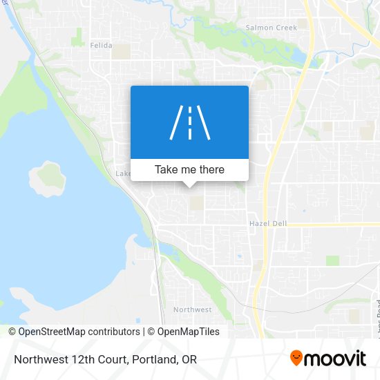 Mapa de Northwest 12th Court