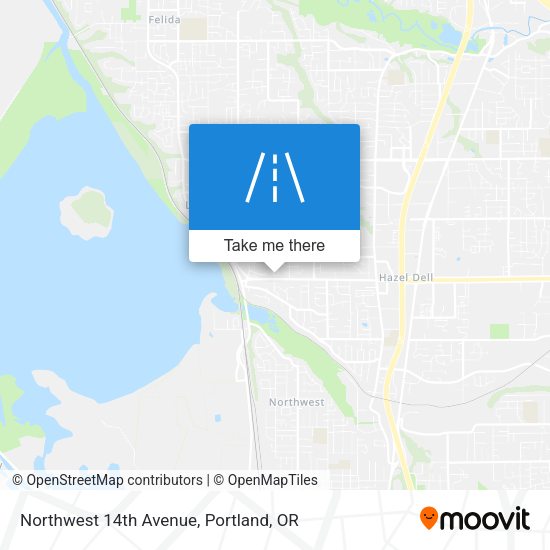 Mapa de Northwest 14th Avenue