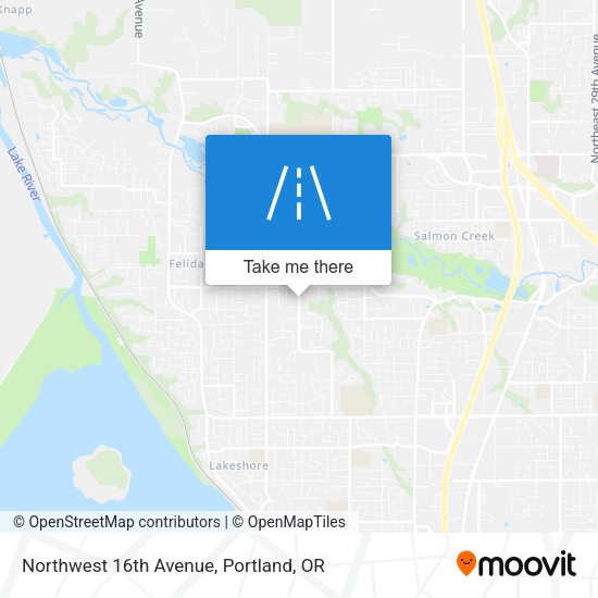 Northwest 16th Avenue map