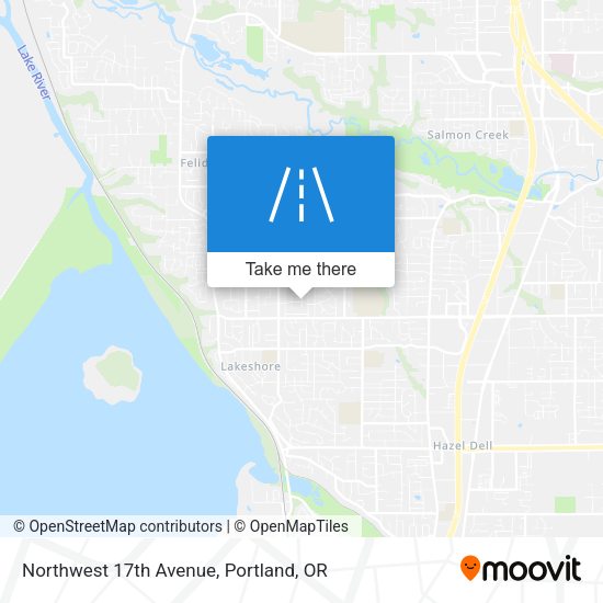 Northwest 17th Avenue map