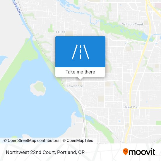 Northwest 22nd Court map