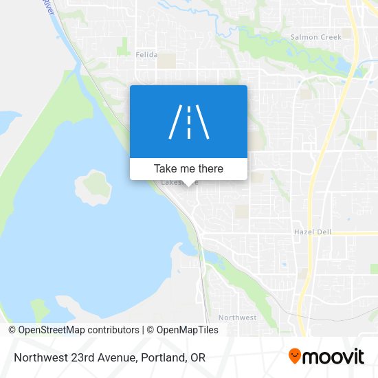 Northwest 23rd Avenue map