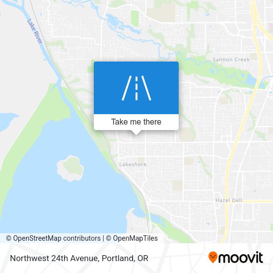 Northwest 24th Avenue map