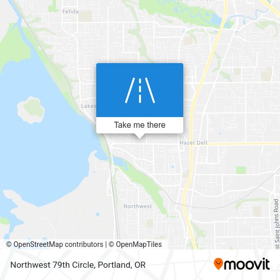Northwest 79th Circle map
