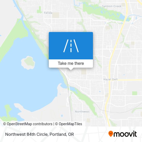 Northwest 84th Circle map