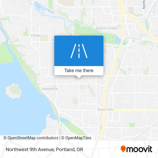 Northwest 9th Avenue map