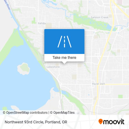 Northwest 93rd Circle map