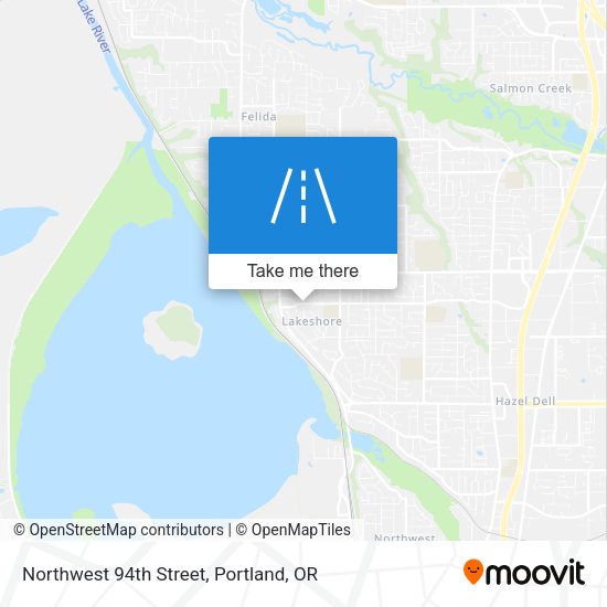 Northwest 94th Street map