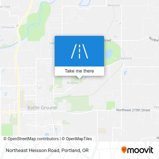 Mapa de Northeast Heisson Road