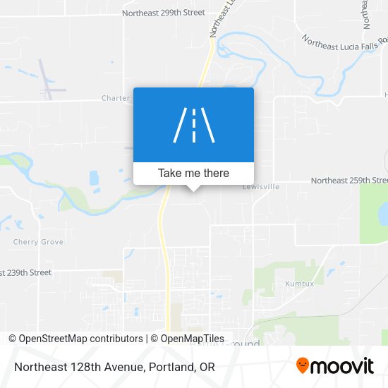 Northeast 128th Avenue map