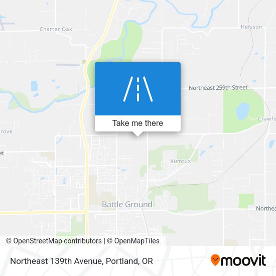 Mapa de Northeast 139th Avenue