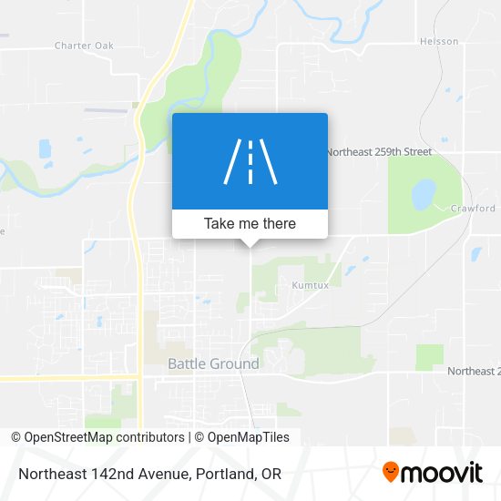 Northeast 142nd Avenue map
