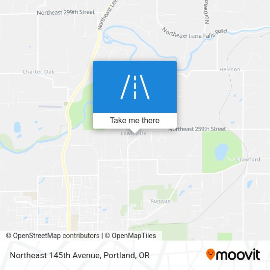 Northeast 145th Avenue map