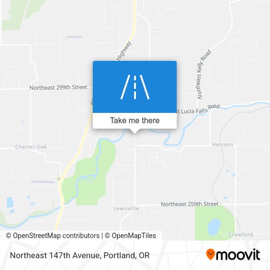 Northeast 147th Avenue map