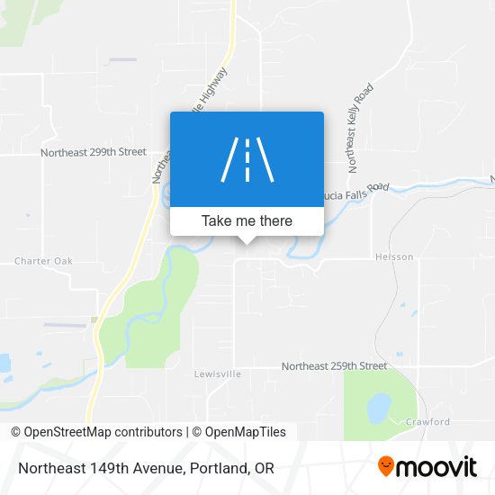 Northeast 149th Avenue map