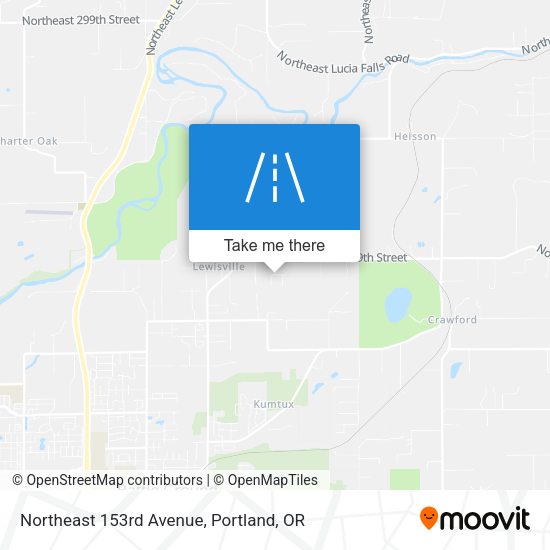 Mapa de Northeast 153rd Avenue
