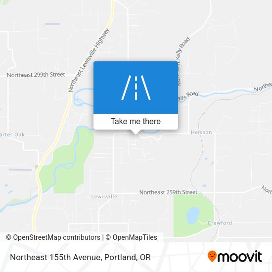 Mapa de Northeast 155th Avenue