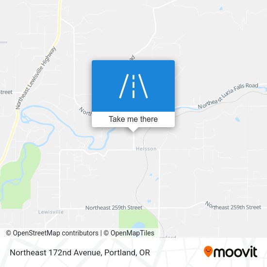Mapa de Northeast 172nd Avenue