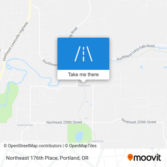 Mapa de Northeast 176th Place