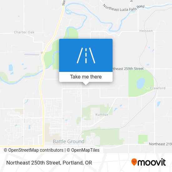Mapa de Northeast 250th Street