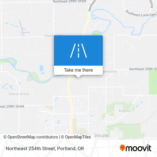 Mapa de Northeast 254th Street