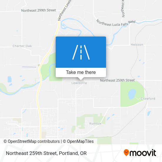 Northeast 259th Street map