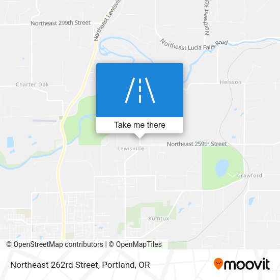 Northeast 262rd Street map