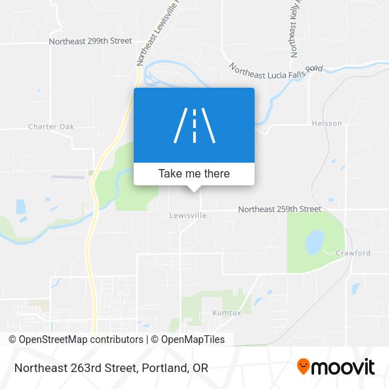 Northeast 263rd Street map