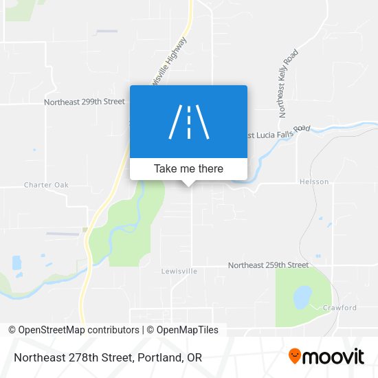 Northeast 278th Street map