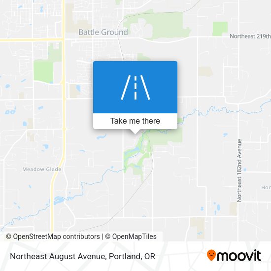 Northeast August Avenue map
