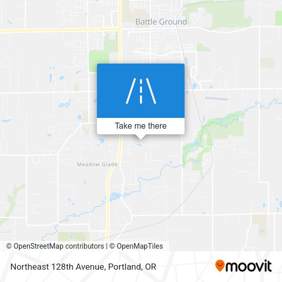 Mapa de Northeast 128th Avenue