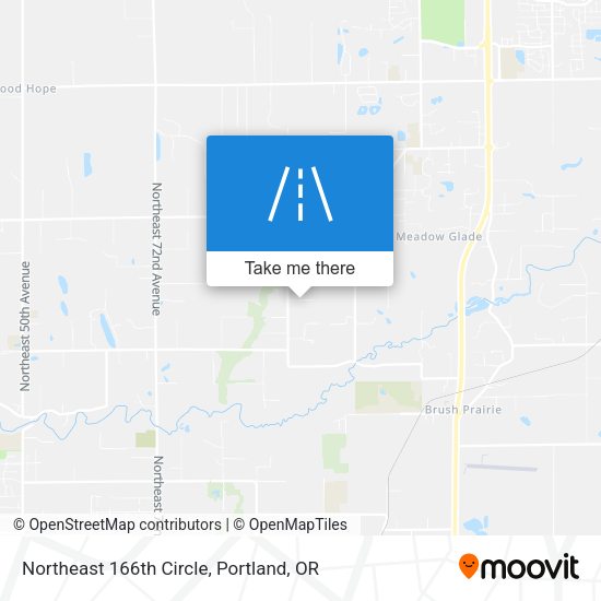 Mapa de Northeast 166th Circle