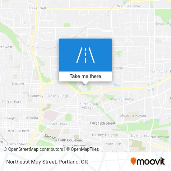Northeast May Street map