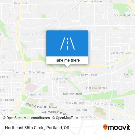 Mapa de Northeast 35th Circle