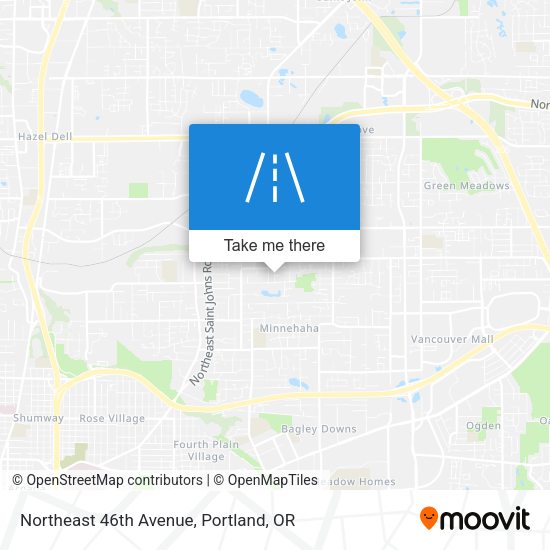 Northeast 46th Avenue map