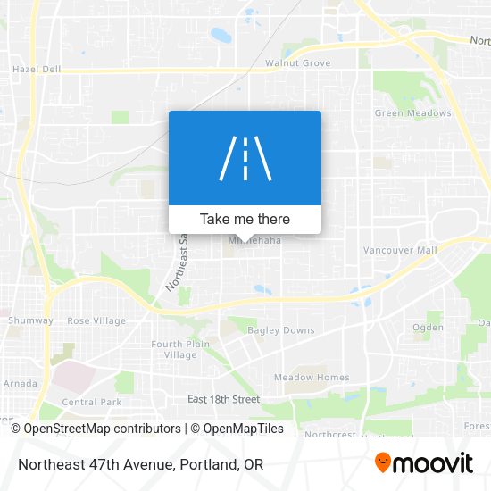 Northeast 47th Avenue map