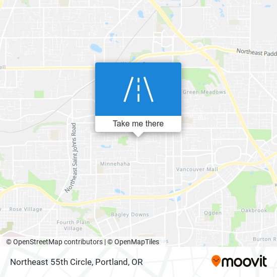 Northeast 55th Circle map