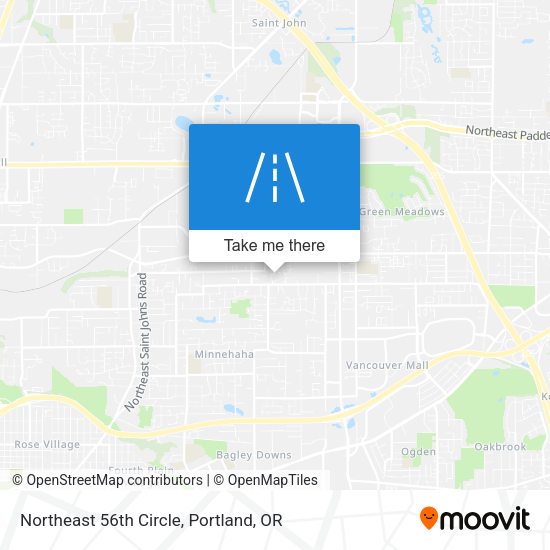 Northeast 56th Circle map