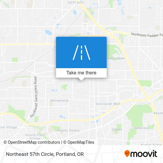 Northeast 57th Circle map