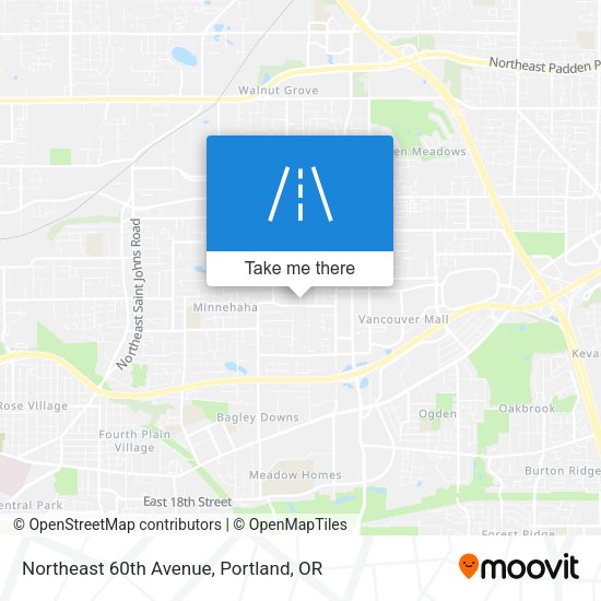 Northeast 60th Avenue map