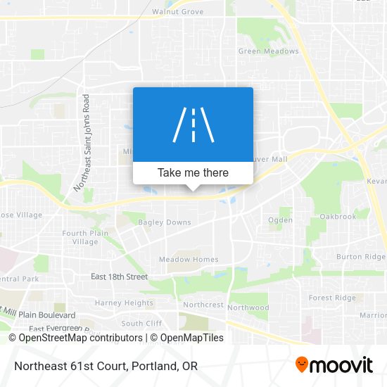 Mapa de Northeast 61st Court