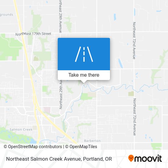 Northeast Salmon Creek Avenue map
